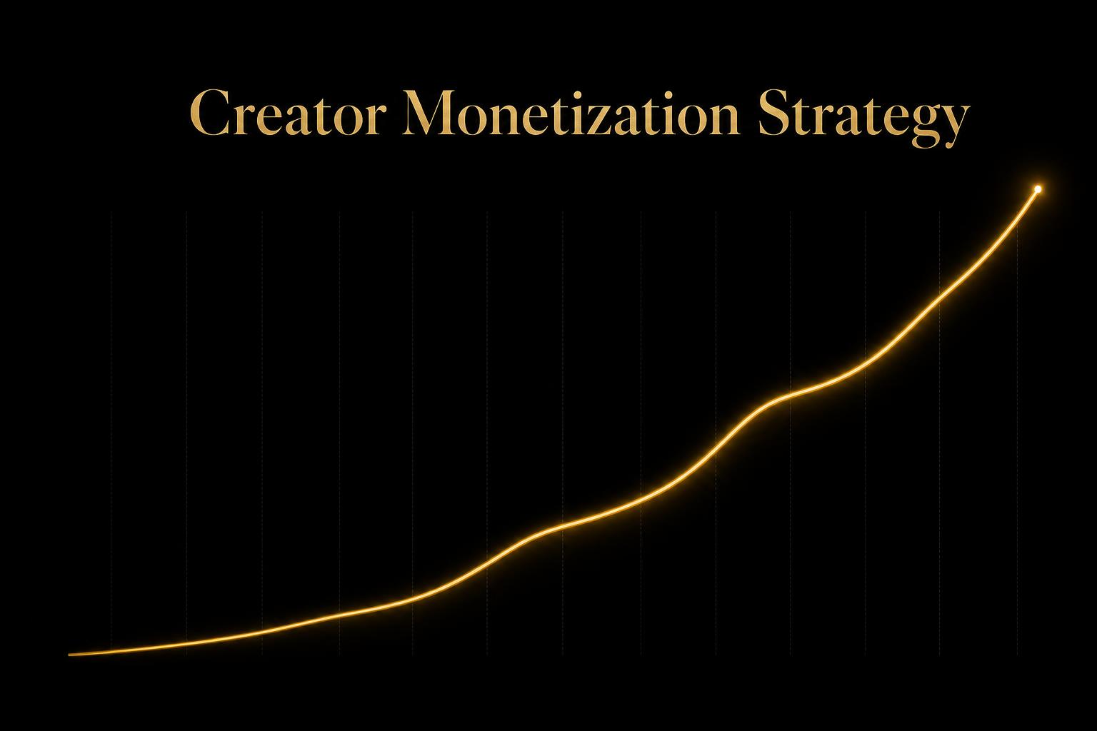 Creator Monetization Blueprint shown on a MacBook